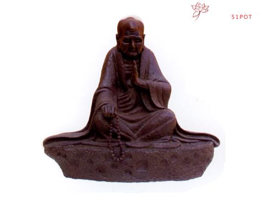 紫砂壶图片：静坐罗汉  作者：高级工艺师吴克强 - 美壶网