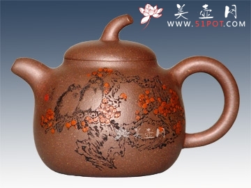 紫砂壶图片：茄段 - 美壶网