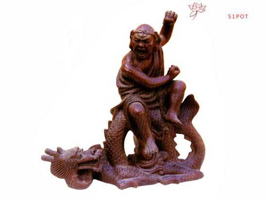 紫砂壶图片：降龙罗汉  作者：高级工艺师吴克强 - 美壶网