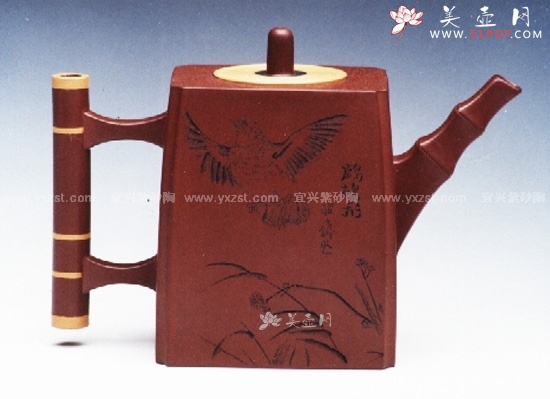 紫砂壶图片：笛天壶 - 美壶网