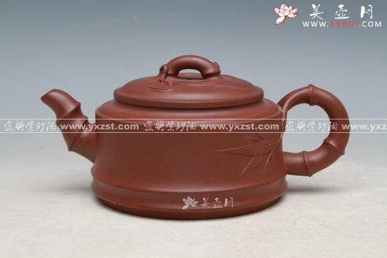 紫砂壶图片：逸竹B - 美壶网