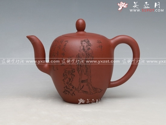紫砂壶图片：美人肩大 - 美壶网