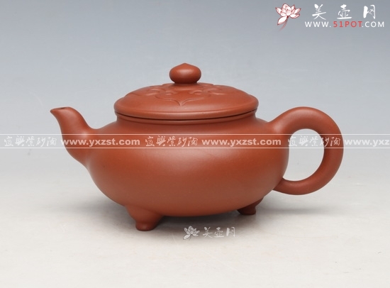 紫砂壶图片：三脚如意 - 美壶网