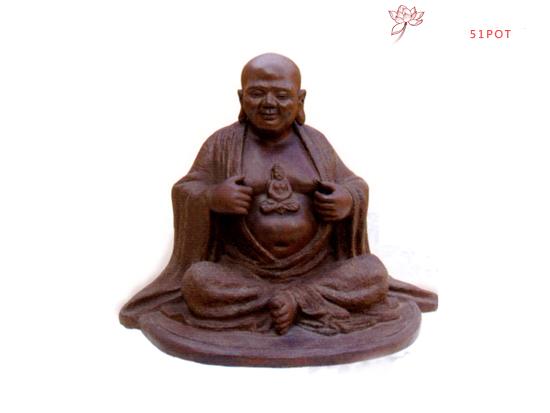 紫砂壶图片：开心罗汉  作者：高级工艺师吴克强 - 美壶网