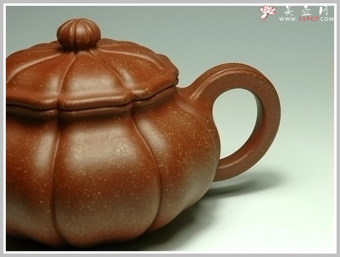 紫砂壶图片：八方葵式仿古 - 美壶网