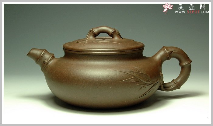紫砂壶图片：仿古竹 - 美壶网