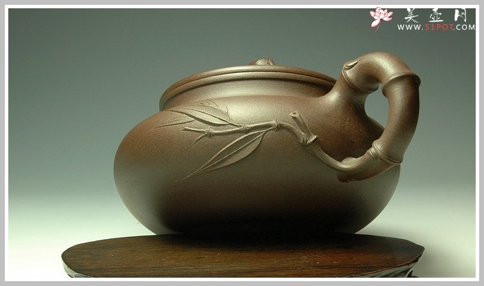 紫砂壶图片：仿古竹 - 美壶网
