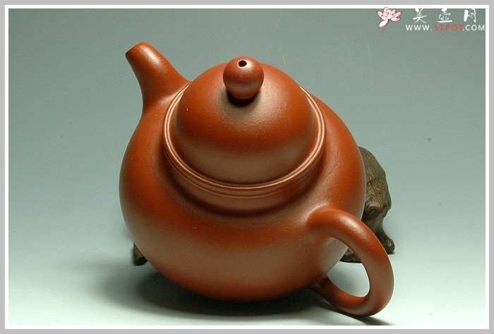 紫砂壶图片：朱泥小掇球 - 美壶网