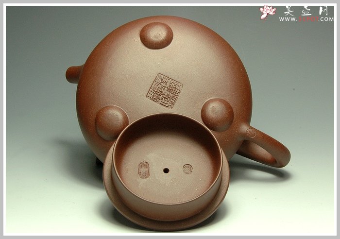 紫砂壶图片：牛盖石瓢 - 美壶网