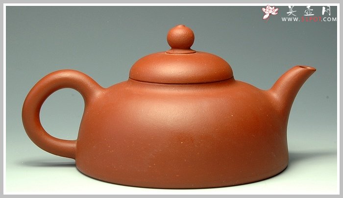 紫砂壶图片：红泥半月 - 美壶网
