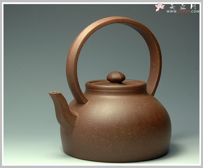 紫砂壶图片：大彬提梁 - 美壶网