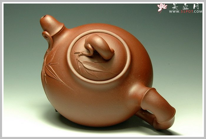 紫砂壶图片：竹韵 - 美壶网