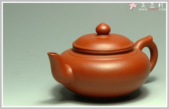 紫砂壶图片：朱泥小笑樱 - 美壶网