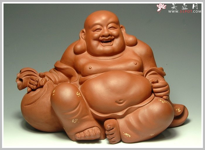 紫砂壶图片：布袋佛 - 美壶网