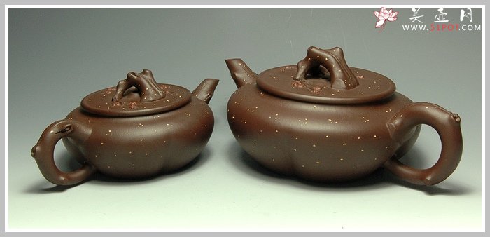 紫砂壶图片：铁骨寒梅 - 美壶网