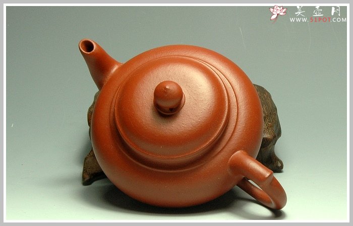 紫砂壶图片：朱泥小笑樱 - 美壶网