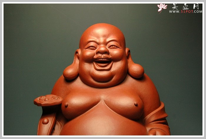 紫砂壶图片：如意弥勒 - 美壶网