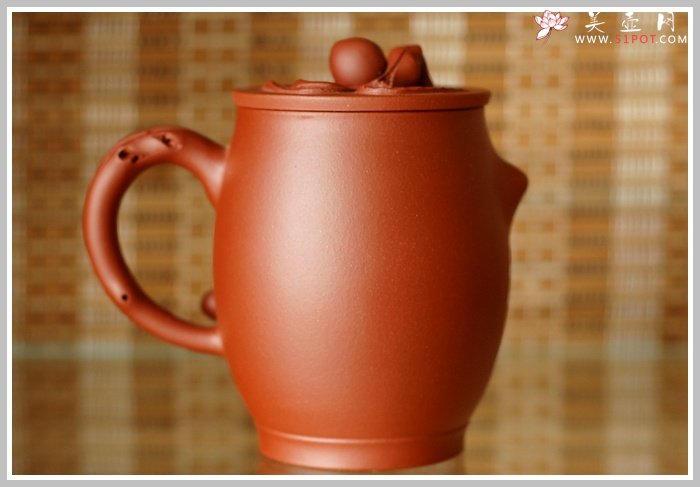 紫砂壶图片：寿桃杯 - 美壶网