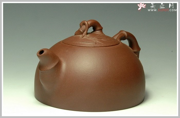 紫砂壶图片：半月竹 - 美壶网