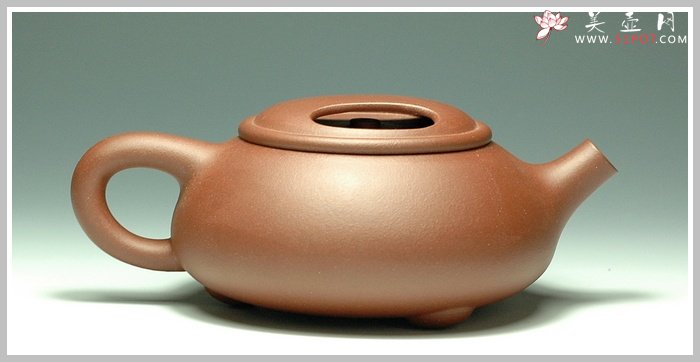 紫砂壶图片：牛盖石瓢 - 美壶网