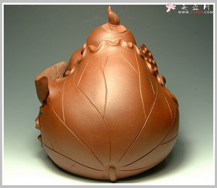 紫砂壶图片：连年有余 - 美壶网