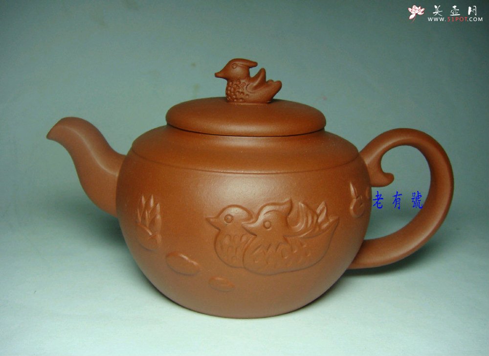 紫砂壶图片：鸳鸯壶 - 美壶网
