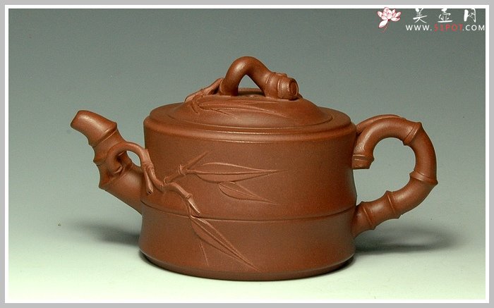 紫砂壶图片：小竹段 - 美壶网