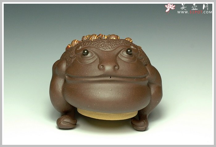 紫砂壶图片：金蟾宝贝 - 美壶网