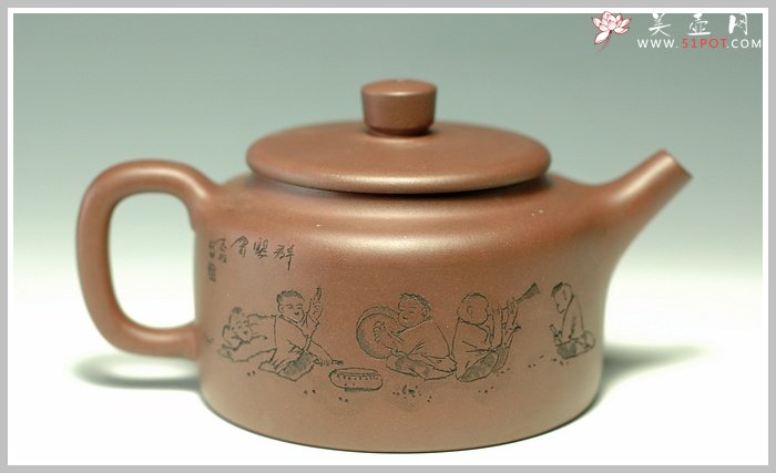 紫砂壶图片：桑扁 - 美壶网