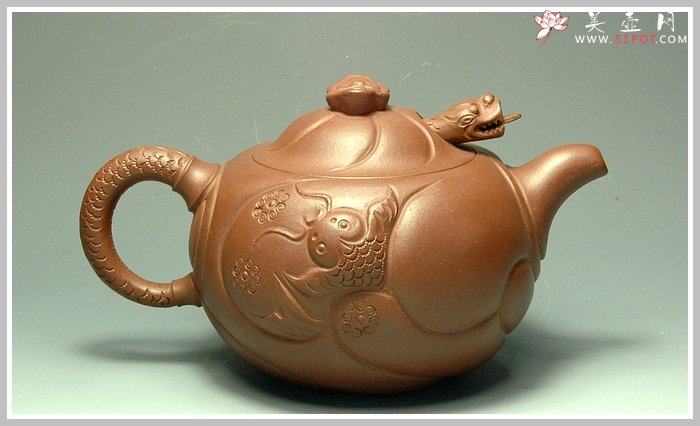 紫砂壶图片：鱼化龙 - 美壶网