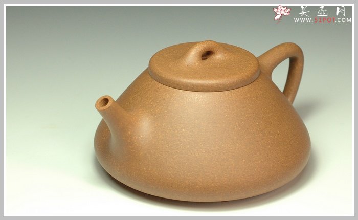 紫砂壶图片：老段泥子冶石瓢 - 美壶网