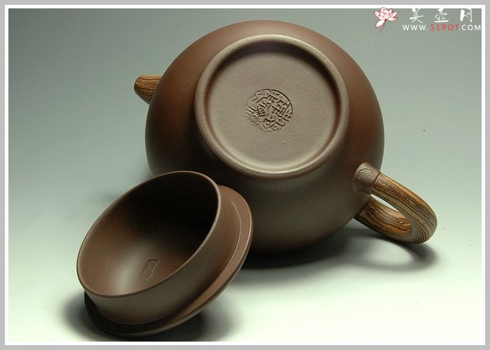 紫砂壶图片：木纹 掇只 - 美壶网