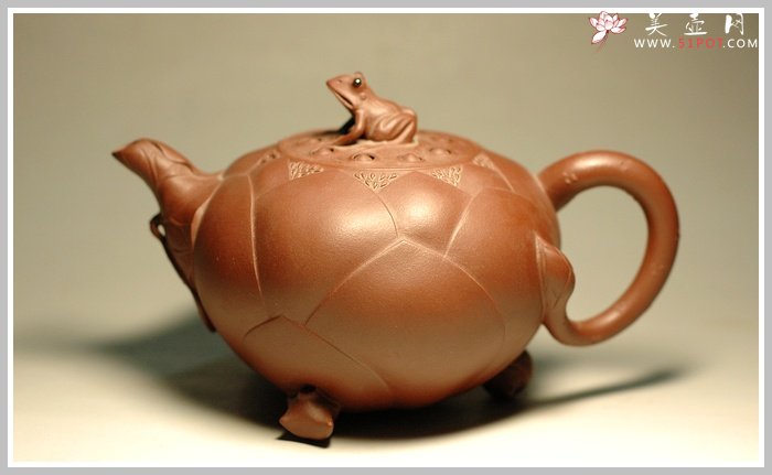 紫砂壶图片：青蛙莲子 - 美壶网