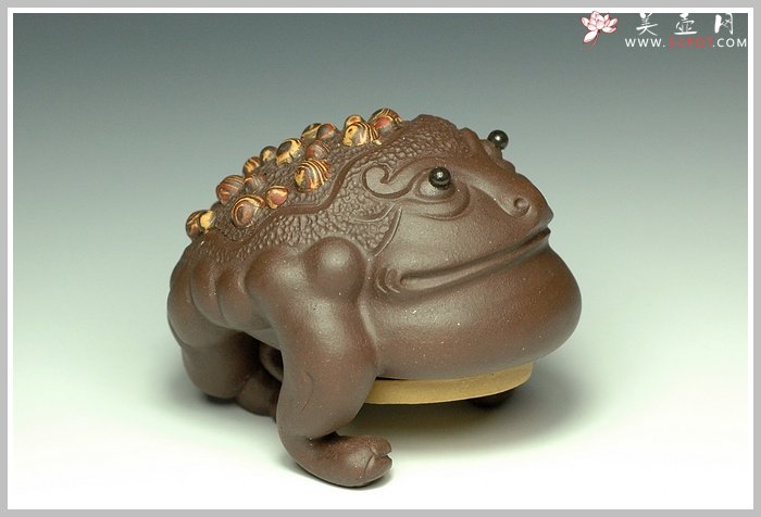 紫砂壶图片：金蟾宝贝 - 美壶网