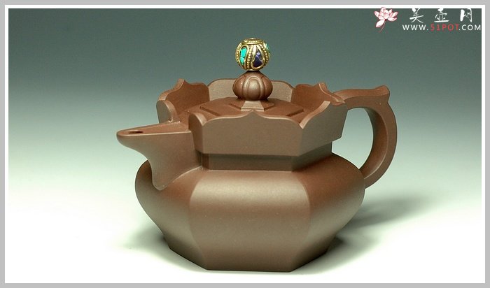 紫砂壶图片：矮僧帽（小） - 美壶网