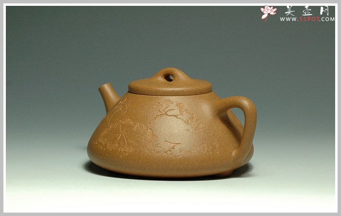 紫砂壶图片：子冶石瓢.莲荷 - 美壶网