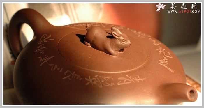 紫砂壶图片：旺兔吉祥壶 - 美壶网