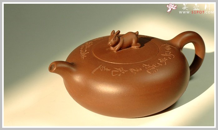紫砂壶图片：旺兔吉祥壶 - 美壶网