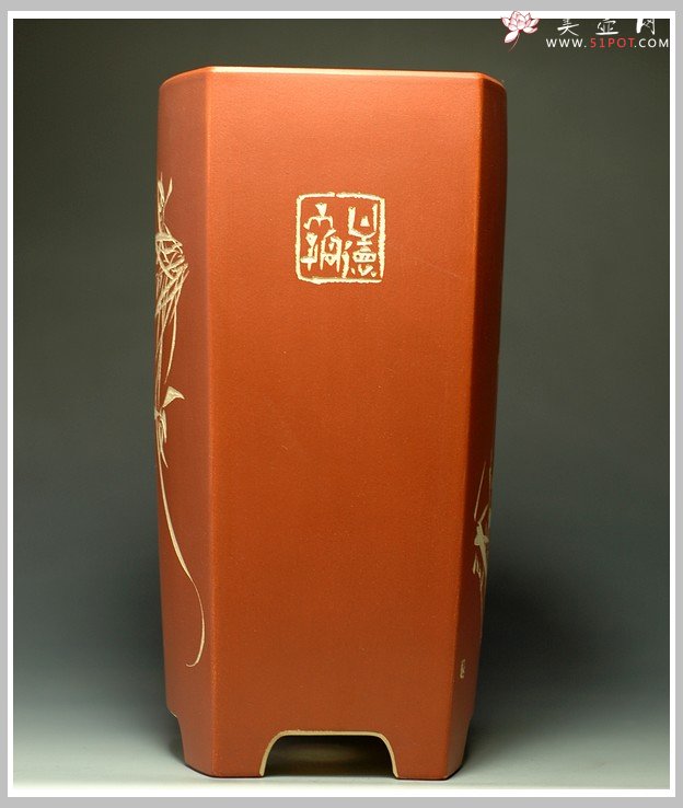 紫砂壶图片：长四方花盆2 - 美壶网