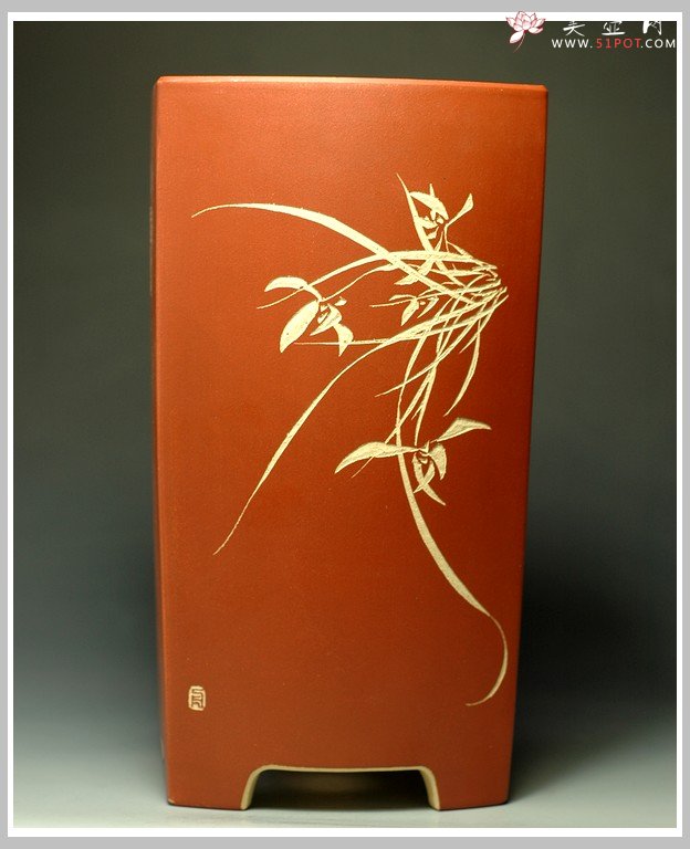 紫砂壶图片：长四方花盆2 - 美壶网