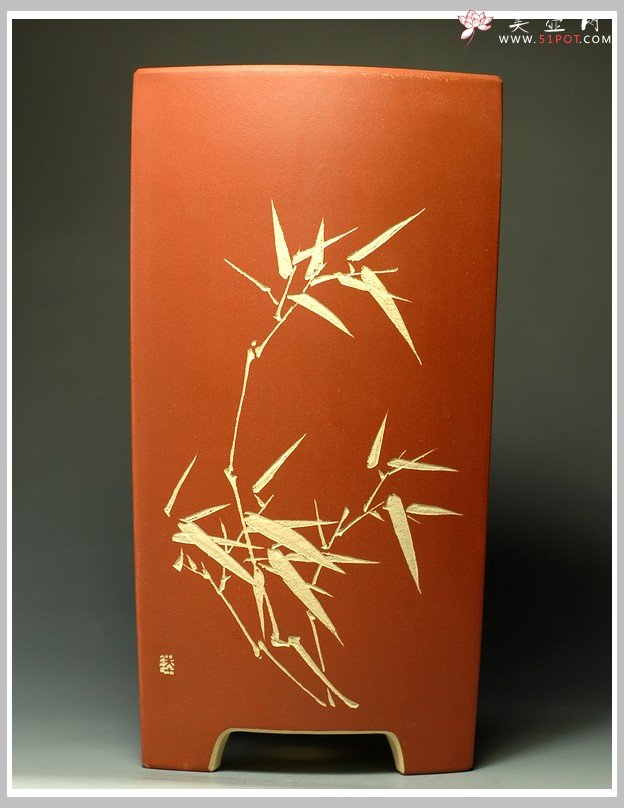 紫砂壶图片：长四方花盆2 - 美壶网