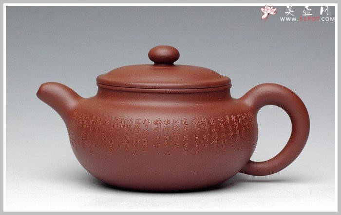 紫砂壶图片：兰亭之仿古 地槽青 - 美壶网