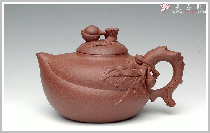 紫砂壶图片：大品寿桃 - 美壶网
