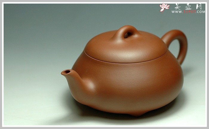 紫砂壶图片：全手之三弯石瓢 - 美壶网