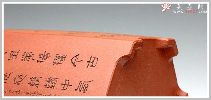 紫砂壶图片：六方笔筒1 - 美壶网