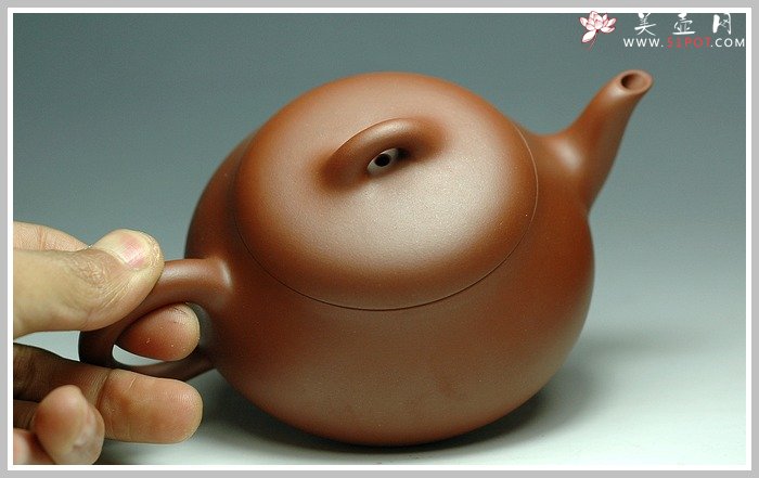 紫砂壶图片：全手之三弯石瓢 - 美壶网