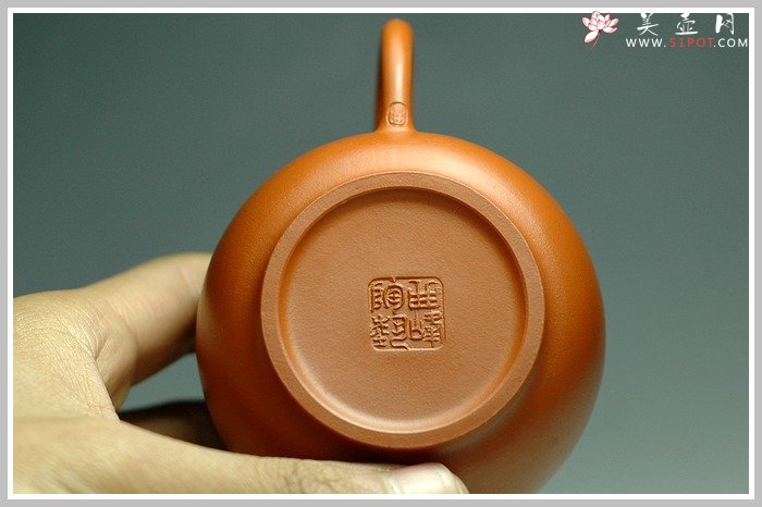 紫砂壶图片：小煤窑朱泥之宫灯 - 美壶网