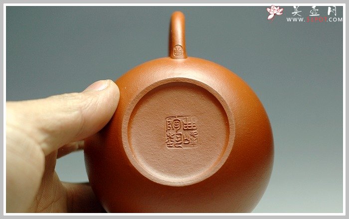 紫砂壶图片：朱泥小莲子 - 美壶网