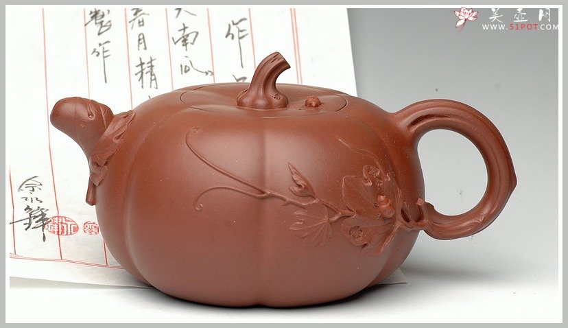 紫砂壶图片：南瓜 - 美壶网