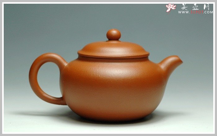 紫砂壶图片：朱泥小莲子 - 美壶网
